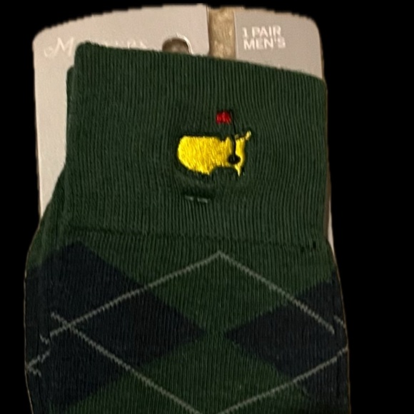 The Masters Augusta National Performance Golf Socks Argyle - Picture 1 of 3